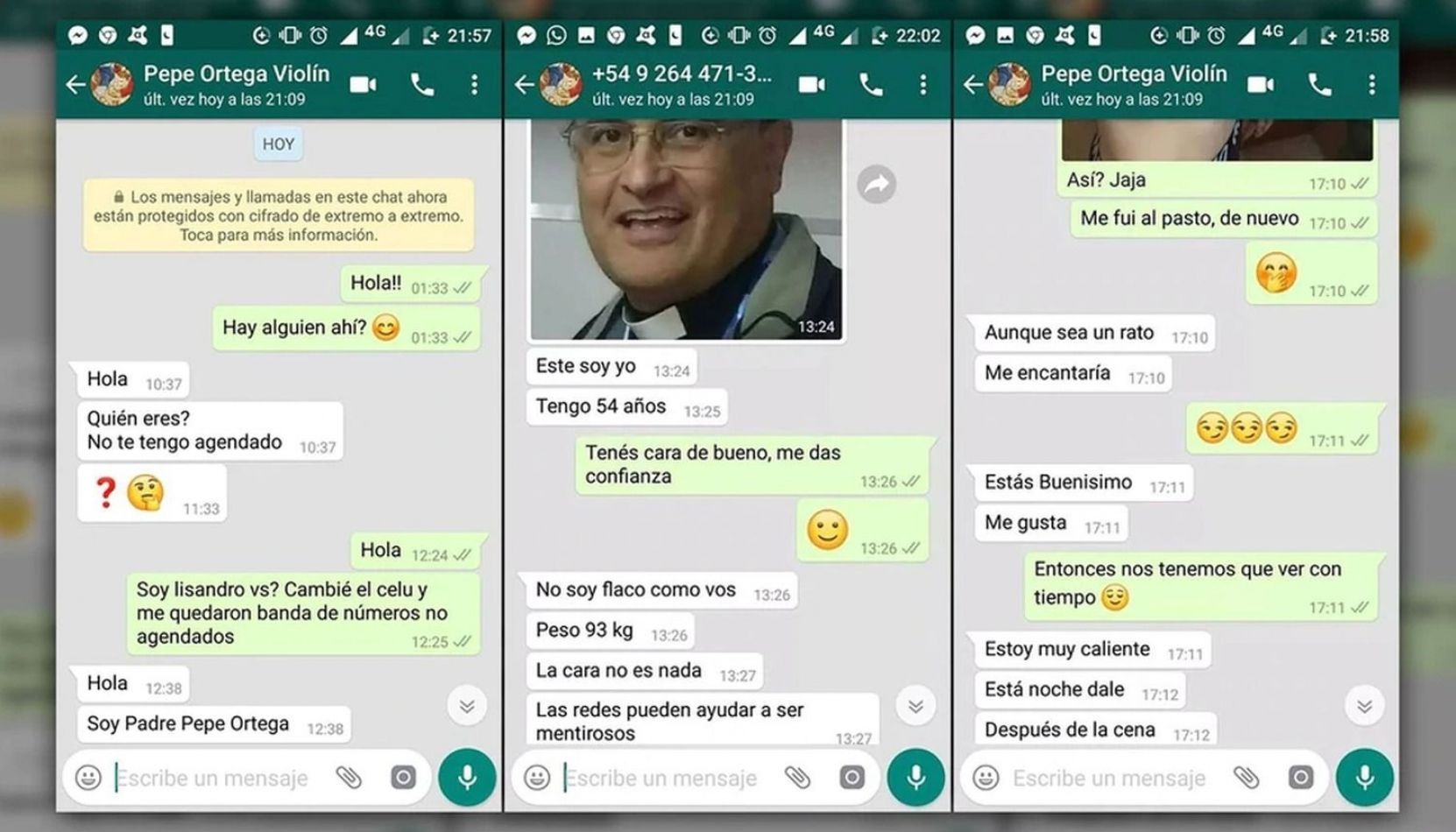 Un Joven Escrach A Un Cura Que Intent Seducirlo Por Whatsapp Estoy